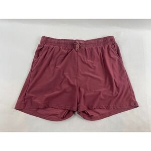 Real Essentials Activewear Shorts Women's Size XL Mauve Pink Lounge Drawstring